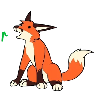 Sticker Fox Alphabet - 2