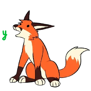 Sticker Fox Alphabet - 6
