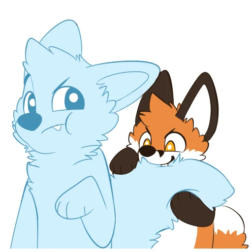 Sticker foxflea - 1