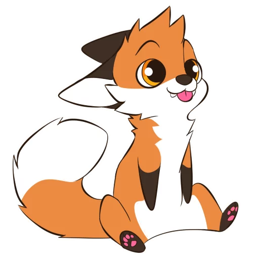 Sticker foxflea - 1