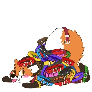 Стикер Fox Pack - 7