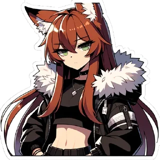 Sticker @lovefoxhole Fox Nika Vol.1 - 0