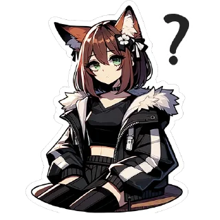 Sticker @lovefoxhole Fox Nika Vol.1 - 5