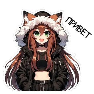Sticker @lovefoxhole Fox Nika Vol.1 - 9