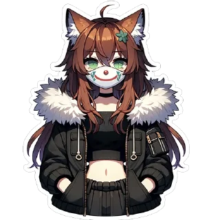 Sticker @lovefoxhole Fox Nika Vol.1 - 7