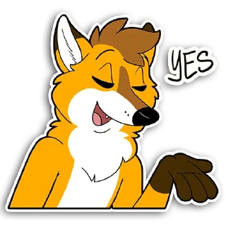 Sticker Foxbrush Tailwag - 5