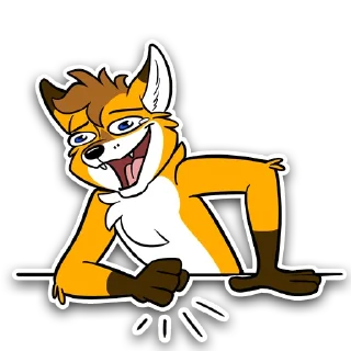 Sticker Foxbrush Tailwag - 3