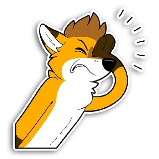 Sticker Foxbrush Tailwag - 4