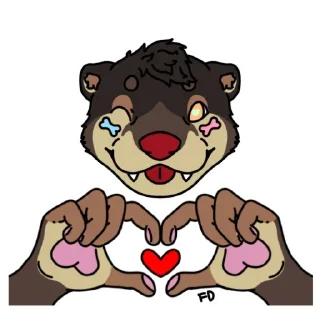 Стикер @Felixpup Sona Oakley Pupp - 2