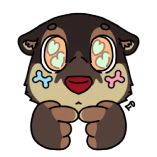 Стикер @Felixpup Sona Oakley Pupp - 6