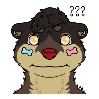 Стикер @Felixpup Sona Oakley Pupp - 0