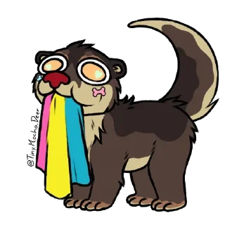 Стикер @Felixpup Sona Oakley Pupp - 8