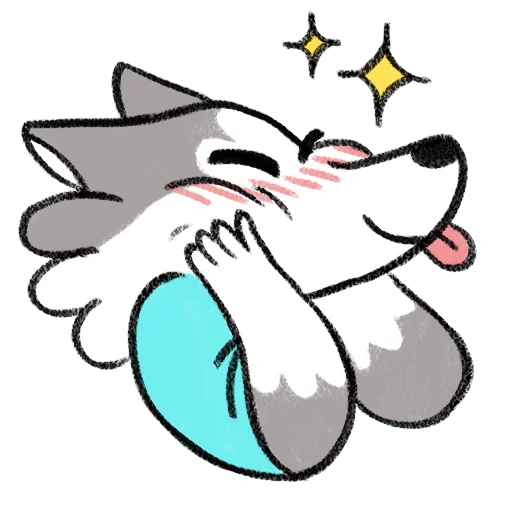 Frank The Wolf - clipart