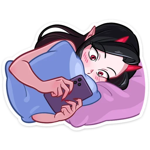 Sticker free_DevilAndSheDevil - 1