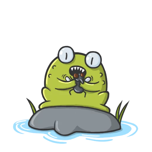 frog clipart cartoon