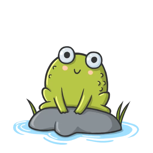 Mr Frog - clipart