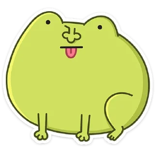 Стикер Лягушачий микс :: @stickroom - 0