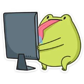 Стикер Лягушачий микс :: @stickroom - 11