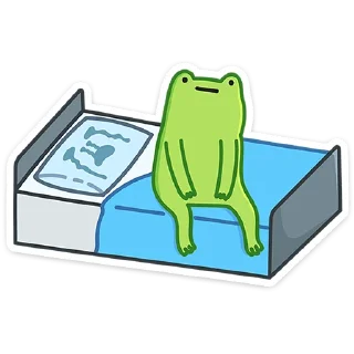 Sticker Лягушачий микс без текста @TgSticker - 1