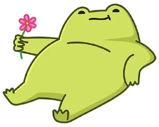 Sticker Лягушачий микс без текста @TgSticker - 3