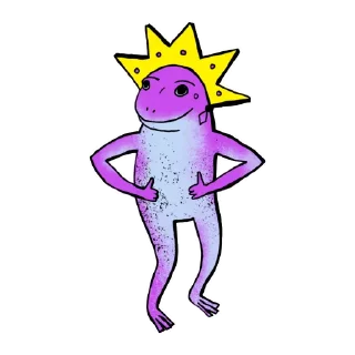 Sticker Царевны-лягушки @BurningHut - 2