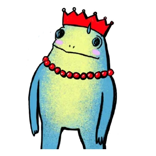 Sticker Царевны-лягушки @BurningHut - 1