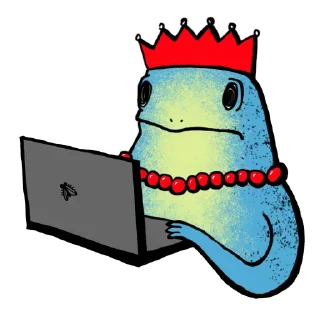 Sticker Царевны-лягушки @BurningHut - 3