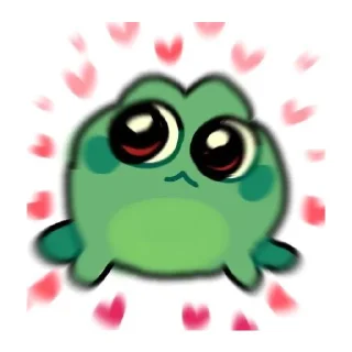 Стикер лягушонки - 6
