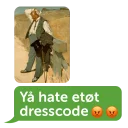 Sticker From TubØrg with lubøv - 8