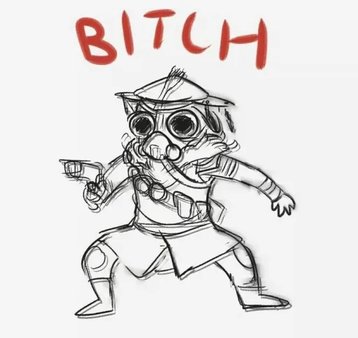 sketch drawing line art