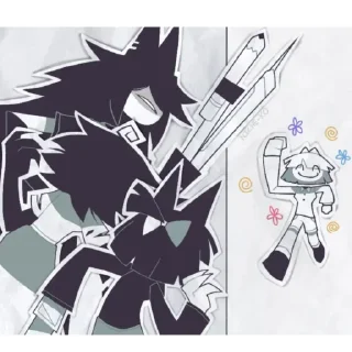 Sticker (!!arts not my!!) by: @Kittor_And_Club_Gays - 11