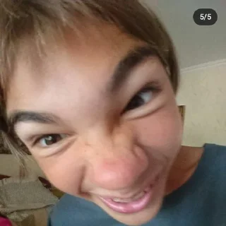 Стикер Смешные лица by @shuzzixd - 11