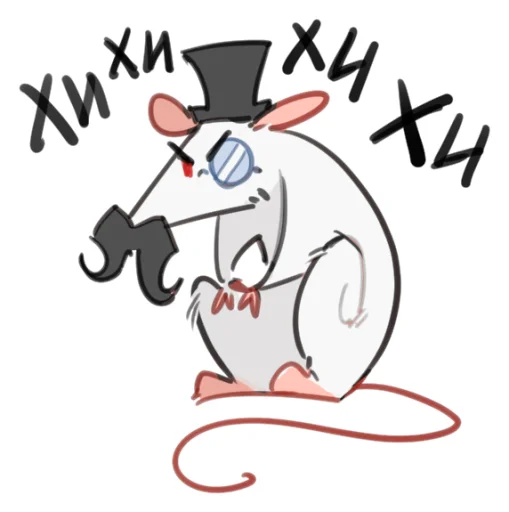 Sticker funnyratsdancing - 1