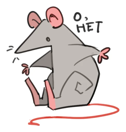 Sticker funnyratsdancing - 1