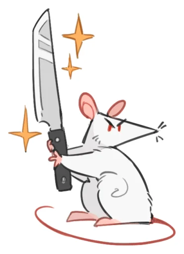 Sticker funnyratsdancing - 1