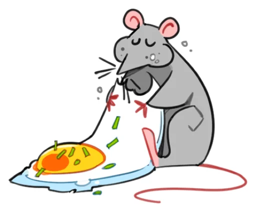 Sticker funnyratsdancing - 1