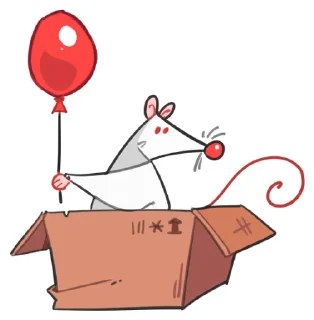 Sticker дурацкие крысы | @lostkrendel - 7