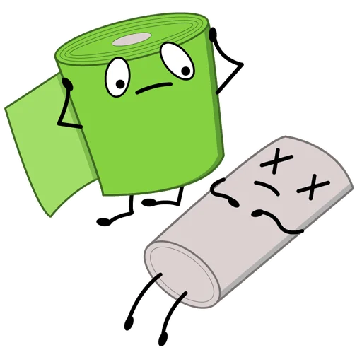 Sticker Туалетная бумага - 6