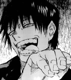 Стикер Fushiguro Toji @SbornikStickers - 8