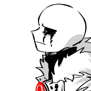 Стикер —Killer sans 2 | @Game_of_peekaboo - 0