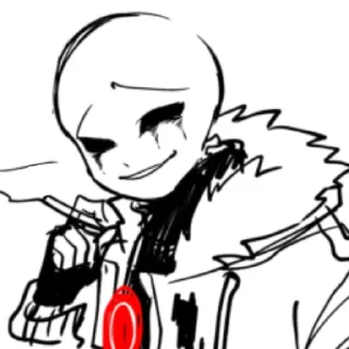 Стикер —Killer sans 2 | @Game_of_peekaboo - 11
