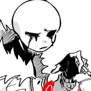 Стикер —Killer sans 2 | @Game_of_peekaboo - 3