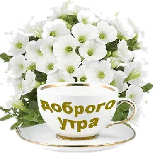 Sticker утро доброе - 8