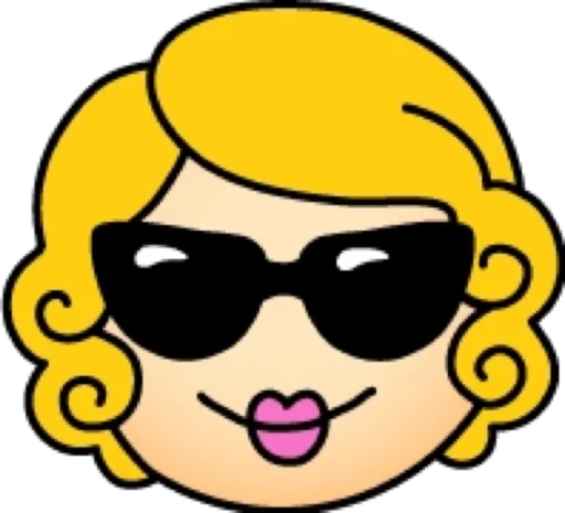 Sticker g_blond_modnyashki_vip - 1