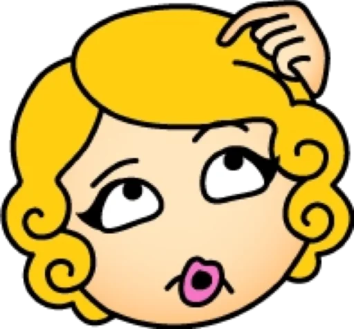 Sticker g_blond_modnyashki_vip - 1