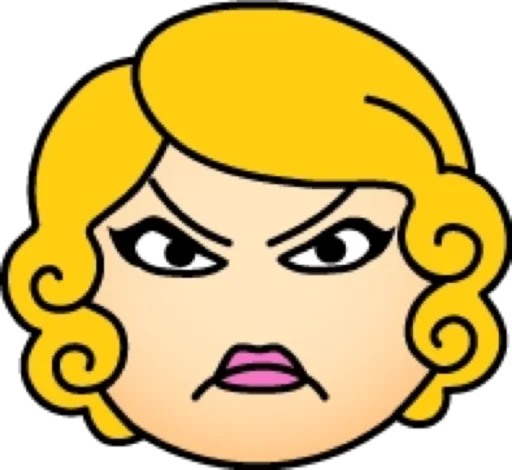 Стикер Блондинка @modnyashki_vip - 3