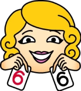 Стикер Блондинка @modnyashki_vip - 2