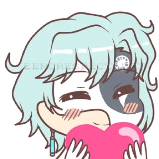 Sticker Чиби part 2 @itsgensharts - 2