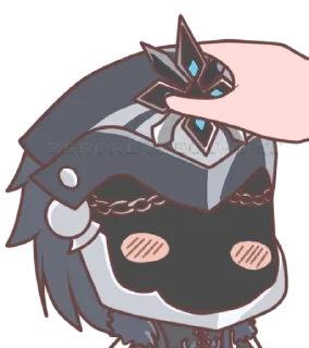 Sticker Чиби part 2 @itsgensharts - 4