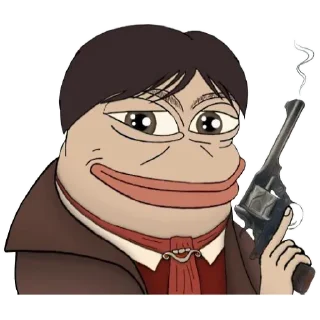 Sticker лягушка - 11